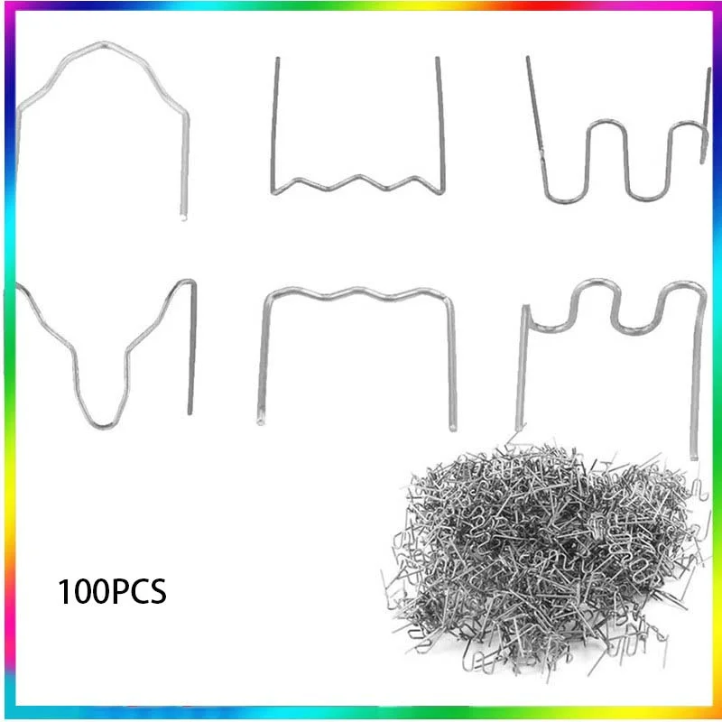 100Pcs Hot Stapler Staples For Plastic Welder Automotive Plastic Repair Machine Welding Wire Car Bumper Repair Welding Machine 
100Pcs Hot Stapler Staples For Plastic Welder Automotive Plastic Repair Machine Welding Wire Car Bumper Repair Welding Machine