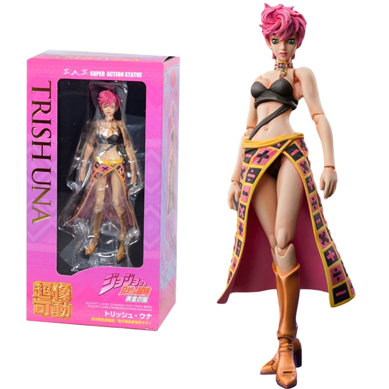 100% Original Medicos Entertainment Super Image Movable JoJo's Bizarre Adventure: Wind of Gold Trish Una Action Figure Toy
100% Original Medicos Entertainment Super Image Movable JoJo's Bizarre Adventure: Wind of Gold Trish Una Action Figure Toy