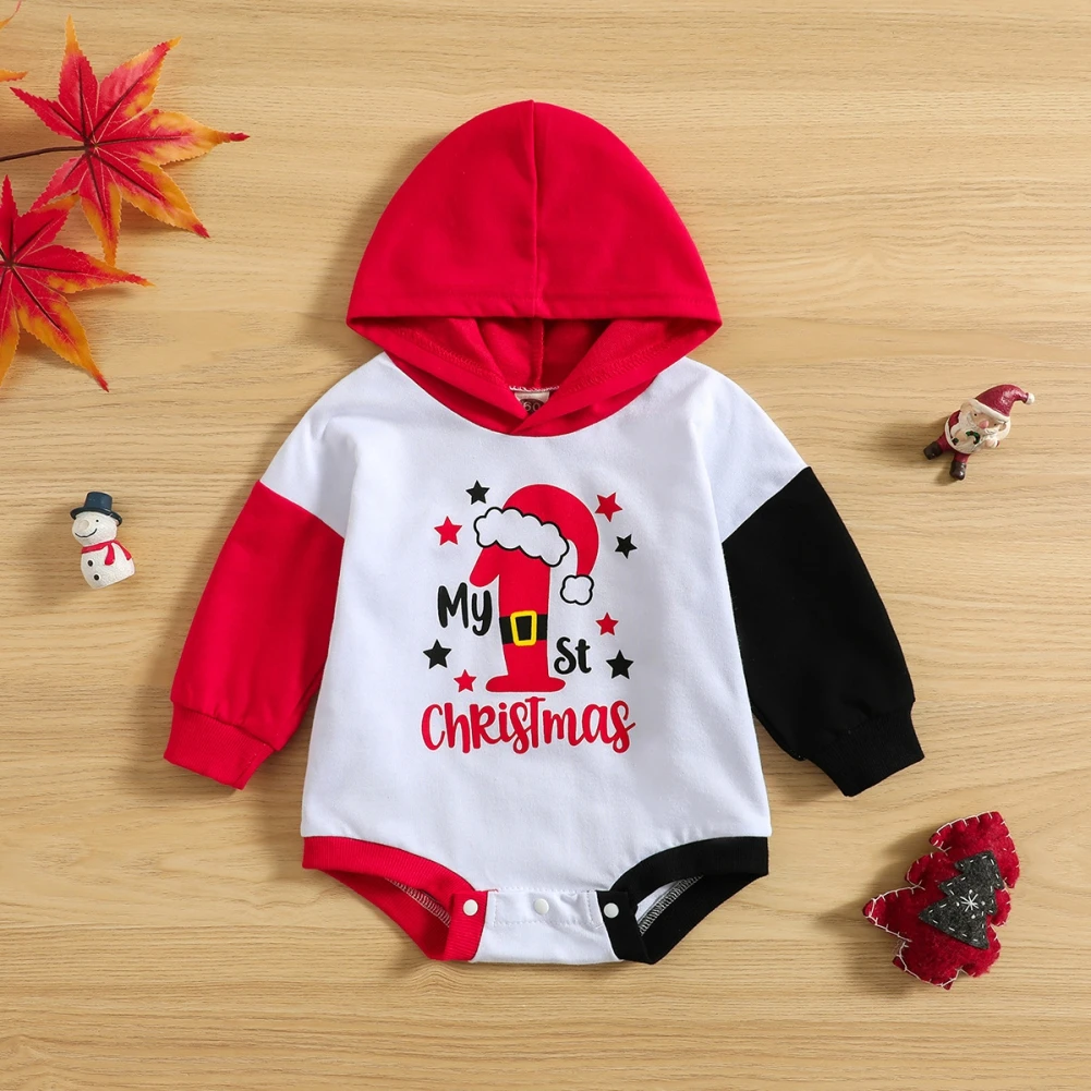Baby Girls Clothing 0-18 Months Newborn Baby Boys Fashion Hooded Romper Christmas Long Sleeve Patchwork Printed Bodysuit
Baby Girls Clothing 0-18 Months Newborn Baby Boys Fashion Hooded Romper Christmas Long Sleeve Patchwork Printed Bodysuit