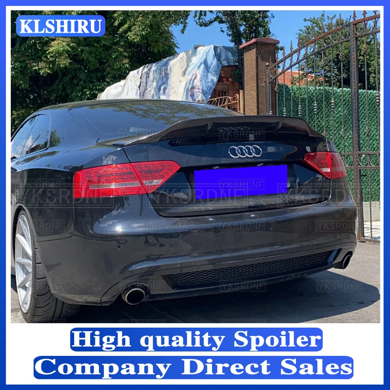 Задний спойлер из углеродного волокна для Audi A5, 4-дверный и 2-дверный купе 2009-2016, крышка багажника в стиле R
Задний спойлер из углеродного волокна для Audi A5, 4-дверный и 2-дверный купе 2009-2016, крышка багажника в стиле R