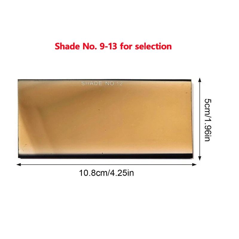 1 шт., сменная сварочная линза из золотого стекла для сварки — усовершенствованная пассивная фильтрующая пластина 2 x 4-1/4 дюйма — оттенок 9, 10, 11,12 и 13
1 шт., сменная сварочная линза из золотого стекла для сварки — усовершенствованная пассивная фильтрующая пластина 2 x 4-1/4 дюйма — оттенок 9, 10, 11,12 и 13