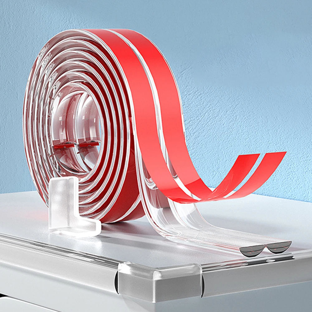 Transparent PVC Baby Protection Strip Double-Sided Tape Kids Safety Anti-Bumb Table Edge Tape Furniture Guard Corner Protectors
Transparent PVC Baby Protection Strip Double-Sided Tape Kids Safety Anti-Bumb Table Edge Tape Furniture Guard Corner Protectors