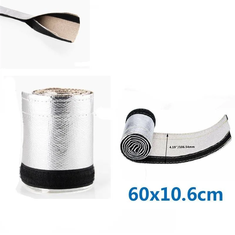 1 Metallic Heat Shield Sleeve Insulated Wire Hose Cover Wrap Loom Tube 2Ft X 4.2" Protection Wire Tubing Hose Car Accessories
1 Metallic Heat Shield Sleeve Insulated Wire Hose Cover Wrap Loom Tube 2Ft X 4.2" Protection Wire Tubing Hose Car Accessories