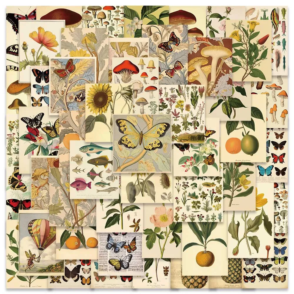 10/50Pcs Vintage Yellowed Flower Animal Postcard Stickers Funny DIY Decals For Water Bottle Laptop Suitcase Refrigerator Sticker 
10/50Pcs Vintage Yellowed Flower Animal Postcard Stickers Funny DIY Decals For Water Bottle Laptop Suitcase Refrigerator Sticker