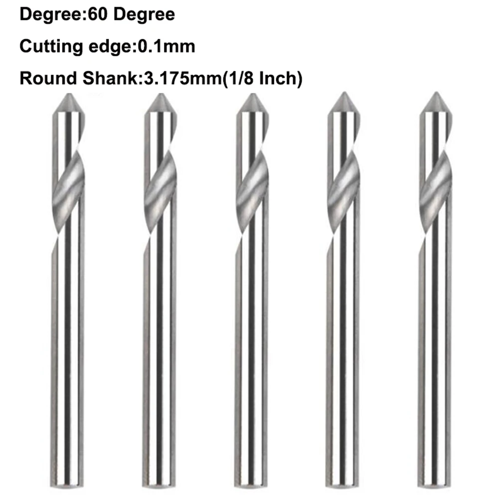 CNC Router Bit 1/8 Inch Round Shank 30 And 60 Degree 38mm Long Carbide Carbide Alloy Engraving For Carving High Quality
CNC Router Bit 1/8 Inch Round Shank 30 And 60 Degree 38mm Long Carbide Carbide Alloy Engraving For Carving High Quality