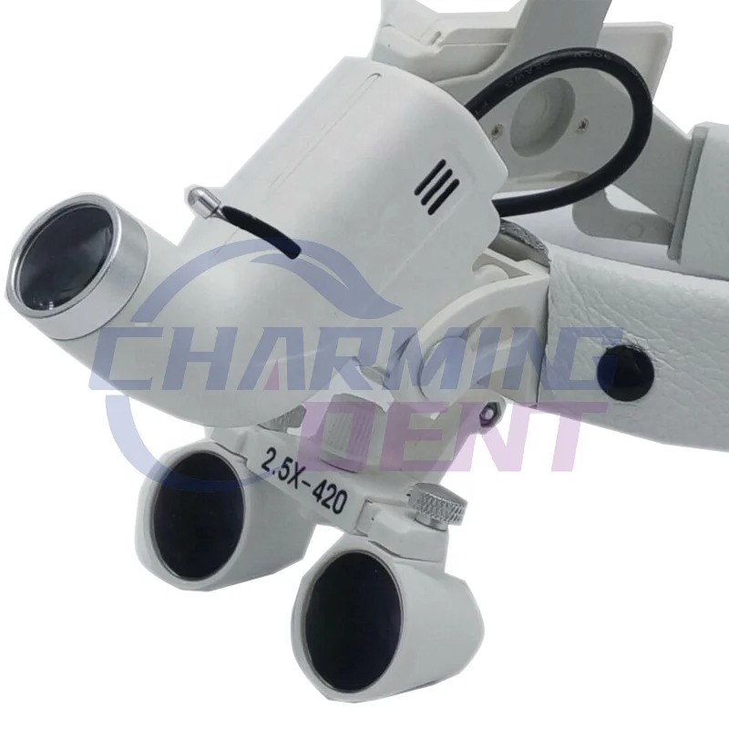 Portable LED headlight dental surgical loupes ENT /Medical loupes 2.5X 3.5X magnification dental magnifying glasses magnifier
Portable LED headlight dental surgical loupes ENT /Medical loupes 2.5X 3.5X magnification dental magnifying glasses magnifier
