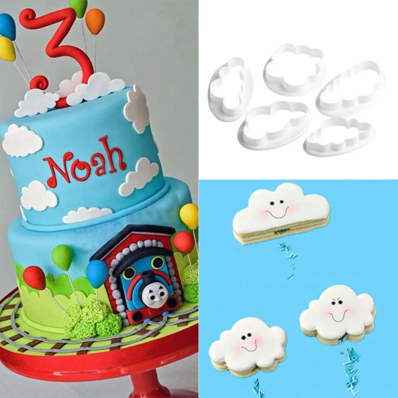 4/5PCS Football/5pcs Cloud Cake Mould Fondant Cake Printing Mould Plastic Biscuit Shape Cutting Mould Tool Baking Accessories
4/5PCS Football/5pcs Cloud Cake Mould Fondant Cake Printing Mould Plastic Biscuit Shape Cutting Mould Tool Baking Accessories