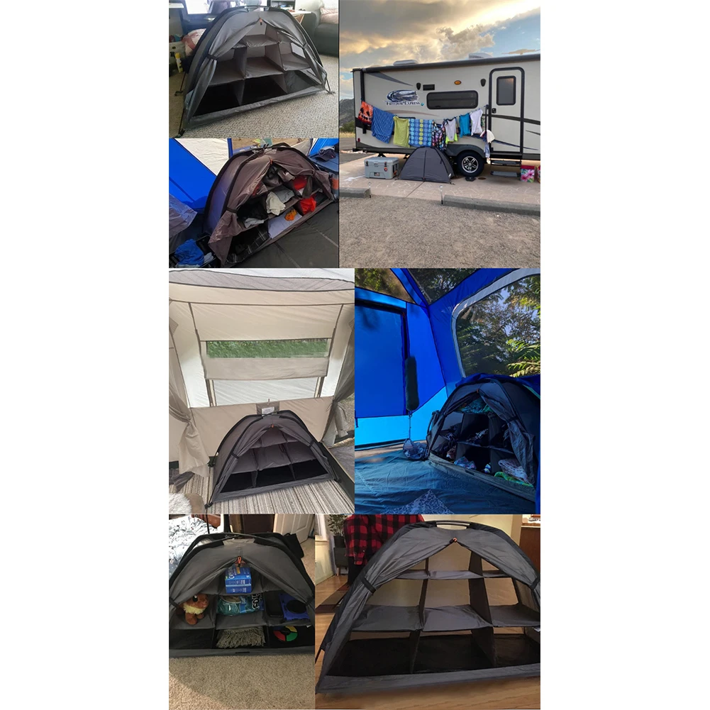 Camping Shoes Storage Organizer 9 Shelf Collapsible RV Tent Clothes Organizer For Outdoor Travel Backpacking Hiking Accessories
Camping Shoes Storage Organizer 9 Shelf Collapsible RV Tent Clothes Organizer For Outdoor Travel Backpacking Hiking Accessories