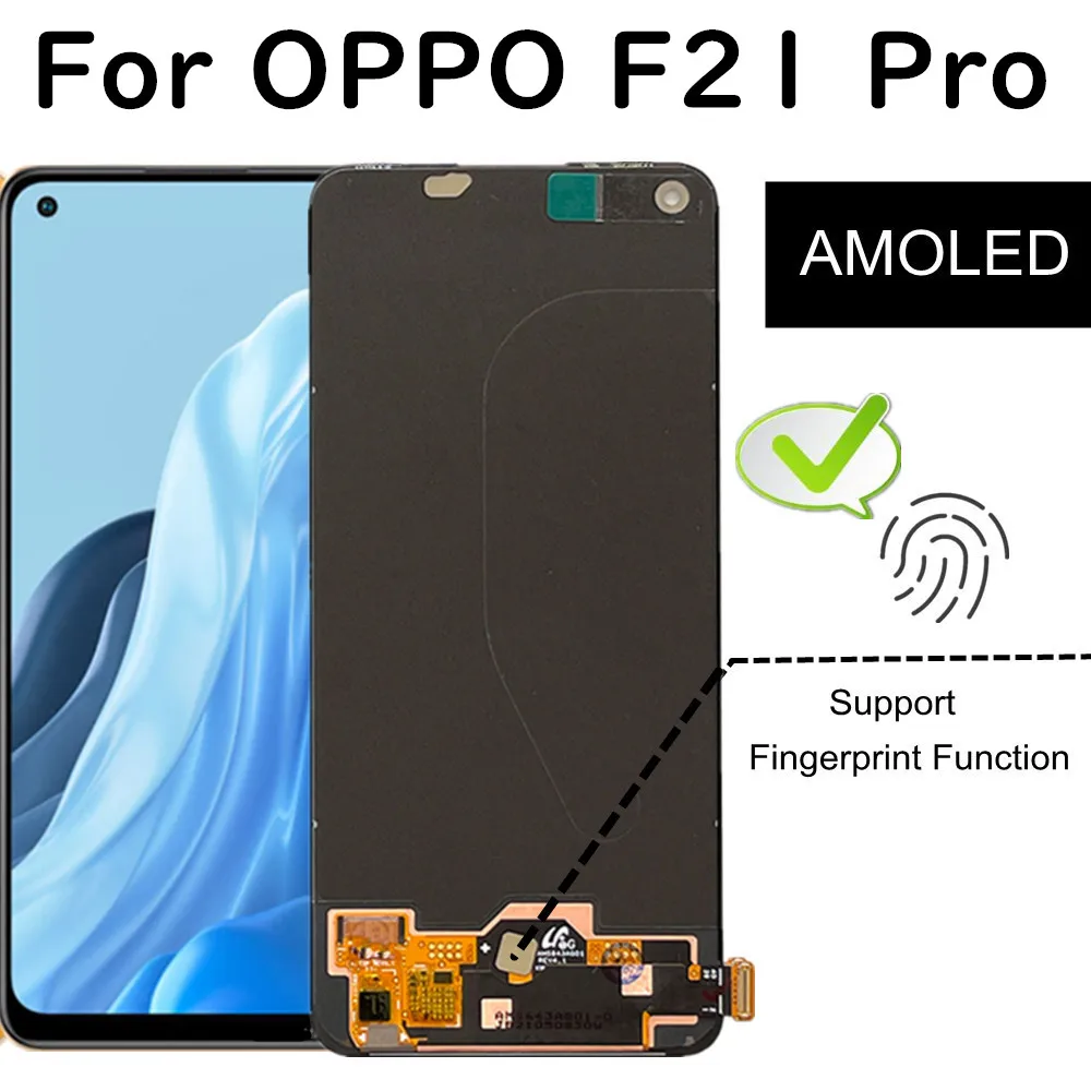 6.4 AMOLED For OPPO F21 Pro CPH2363 CPH2341 LCD Display Touch Screen Assembly Replacement Accessory
6.4 AMOLED For OPPO F21 Pro CPH2363 CPH2341 LCD Display Touch Screen Assembly Replacement Accessory