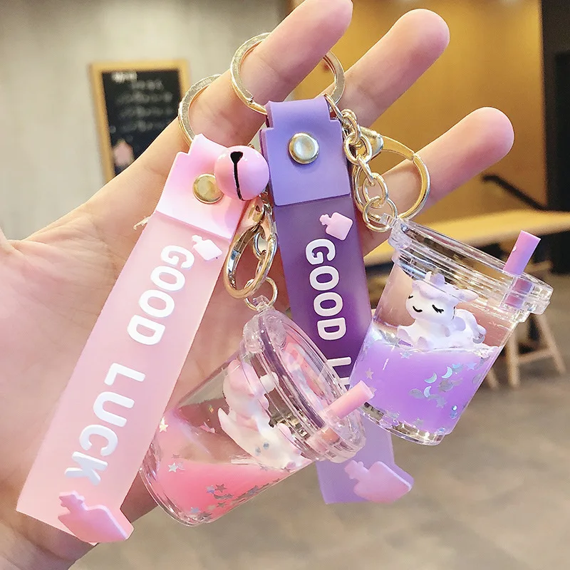 Creative Milk Tea Cup Unicorn Key Chain Lovers Gift Keychain Cute Animal Car Bag Pendant Female Key Ring Pendant Jewelry
Creative Milk Tea Cup Unicorn Key Chain Lovers Gift Keychain Cute Animal Car Bag Pendant Female Key Ring Pendant Jewelry