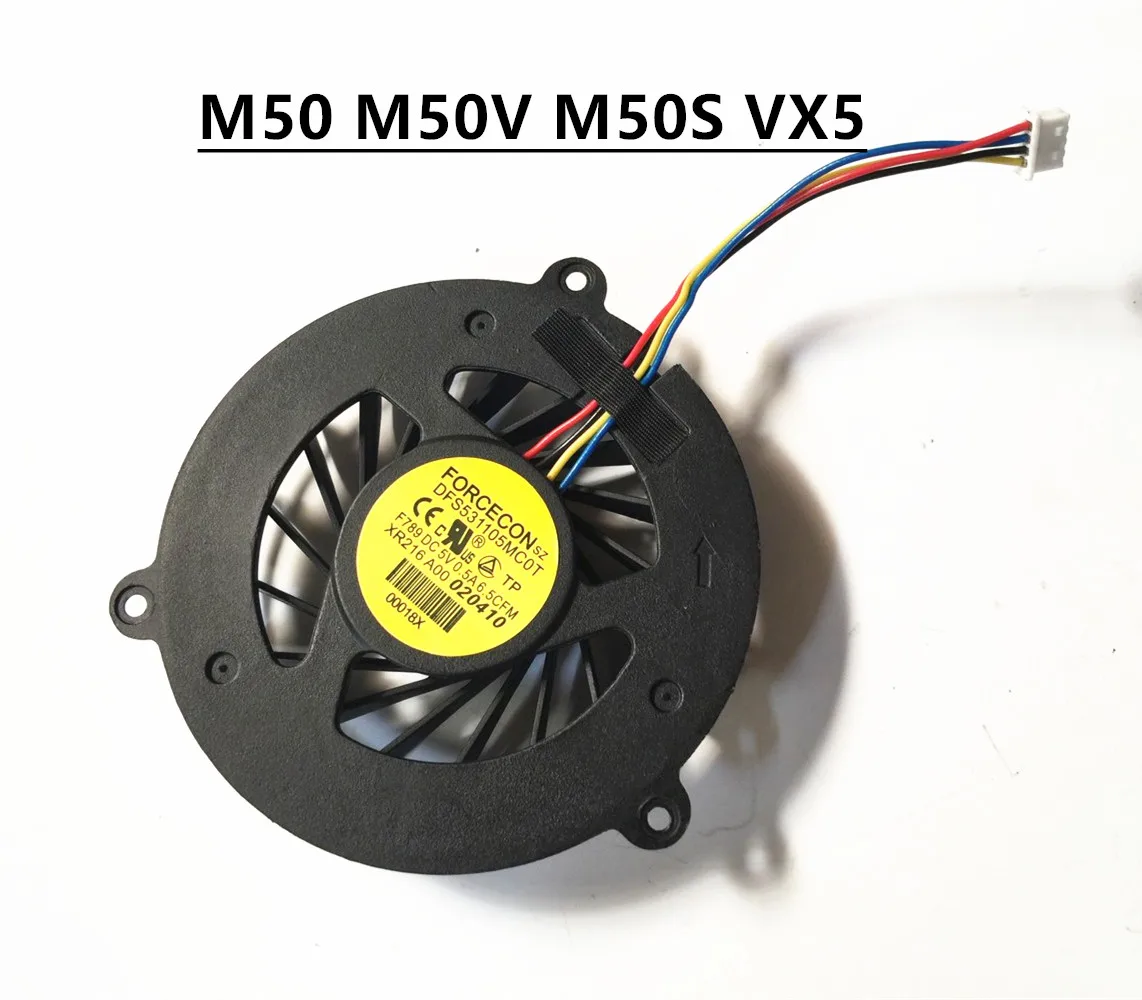 Кулер для процессора ASUS G50 G50S G50V M50 M50V M50S N50 N50V N50J G60 G60VX X55S X57V X58 G50VT G51VX DFS531105MC0T F8U5 5V 0.5A
Кулер для процессора ASUS G50 G50S G50V M50 M50V M50S N50 N50V N50J G60 G60VX X55S X57V X58 G50VT G51VX DFS531105MC0T F8U5 5V 0.5A