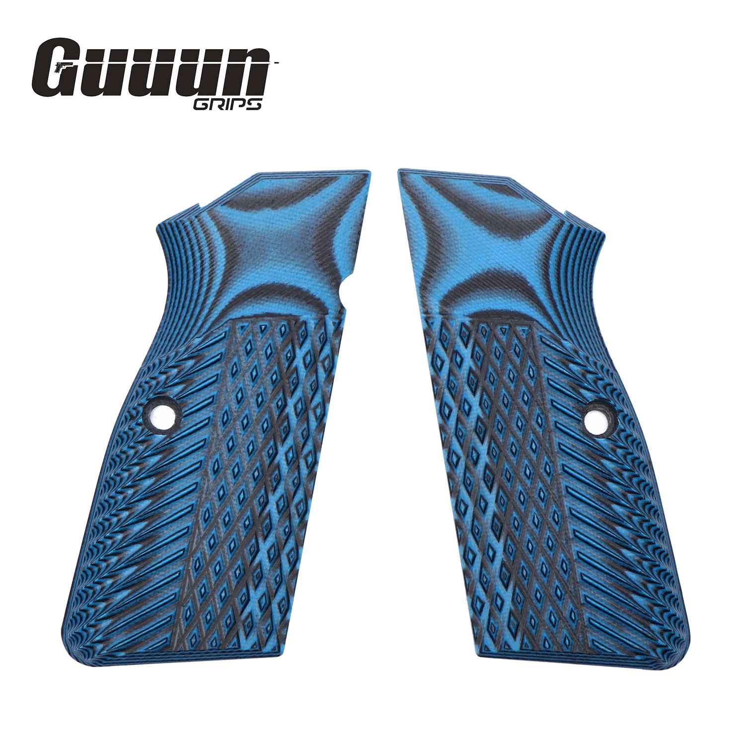 Guuun G10 Grips for Browning Hi Power and Tisas Regent BR9, Eagle Wings Diamond Texture
Guuun G10 Grips for Browning Hi Power and Tisas Regent BR9, Eagle Wings Diamond Texture