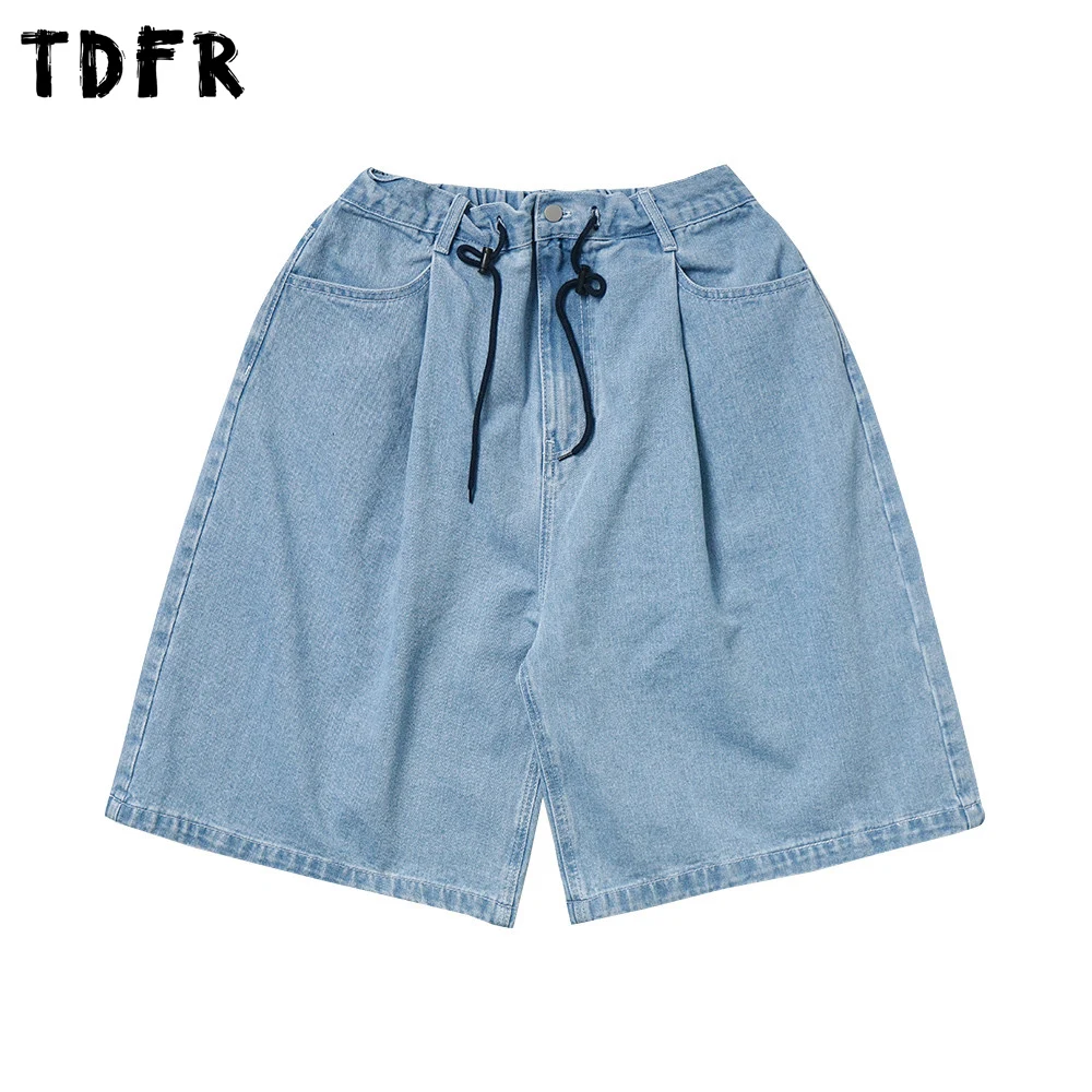 Solid Color Denim Shorts Mens Summer Loose Wide Leg Half Pants Short Jeans Elastic Waist Casual Shorts Men
Solid Color Denim Shorts Mens Summer Loose Wide Leg Half Pants Short Jeans Elastic Waist Casual Shorts Men
