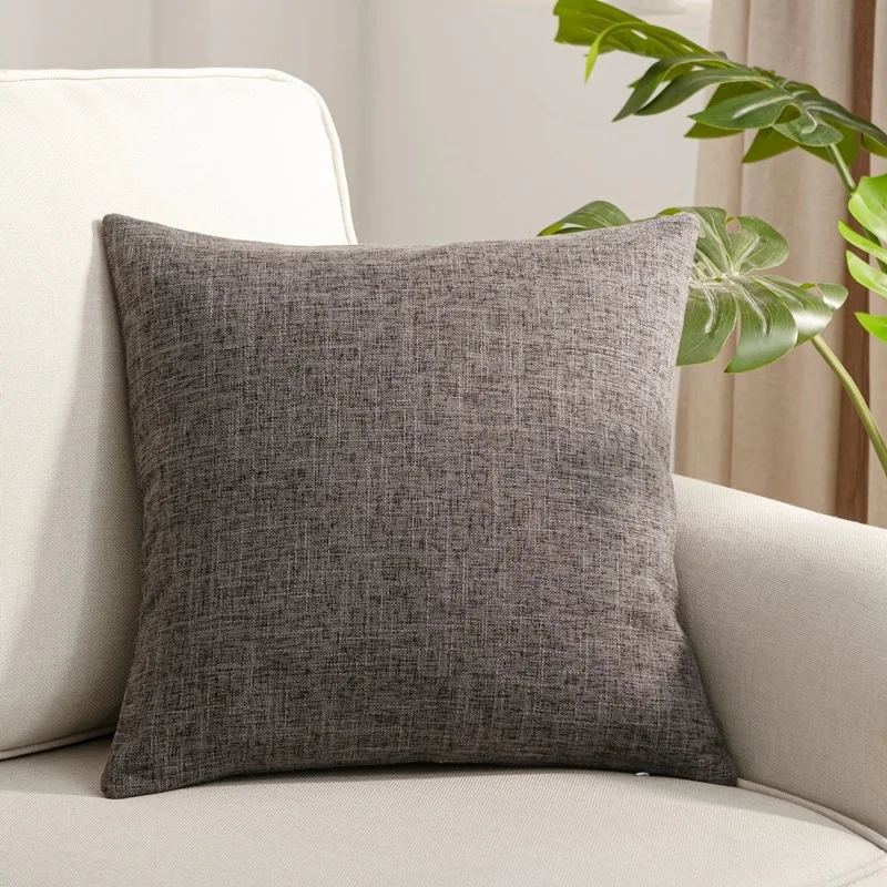 Linen Cushion Cover 45*45cm Decorative Pillow Covers Solid Pillowcase For Car Sofa Office
Linen Cushion Cover 45*45cm Decorative Pillow Covers Solid Pillowcase For Car Sofa Office