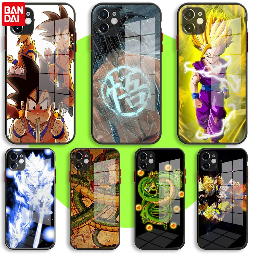 BANDAI Black Soft Glass Case For iPhone 13 11 12 Mini Pro Max XS XR X 7 8 6 Plus SE2 Silicone Protection Cover dragonball
BANDAI Black Soft Glass Case For iPhone 13 11 12 Mini Pro Max XS XR X 7 8 6 Plus SE2 Silicone Protection Cover dragonball