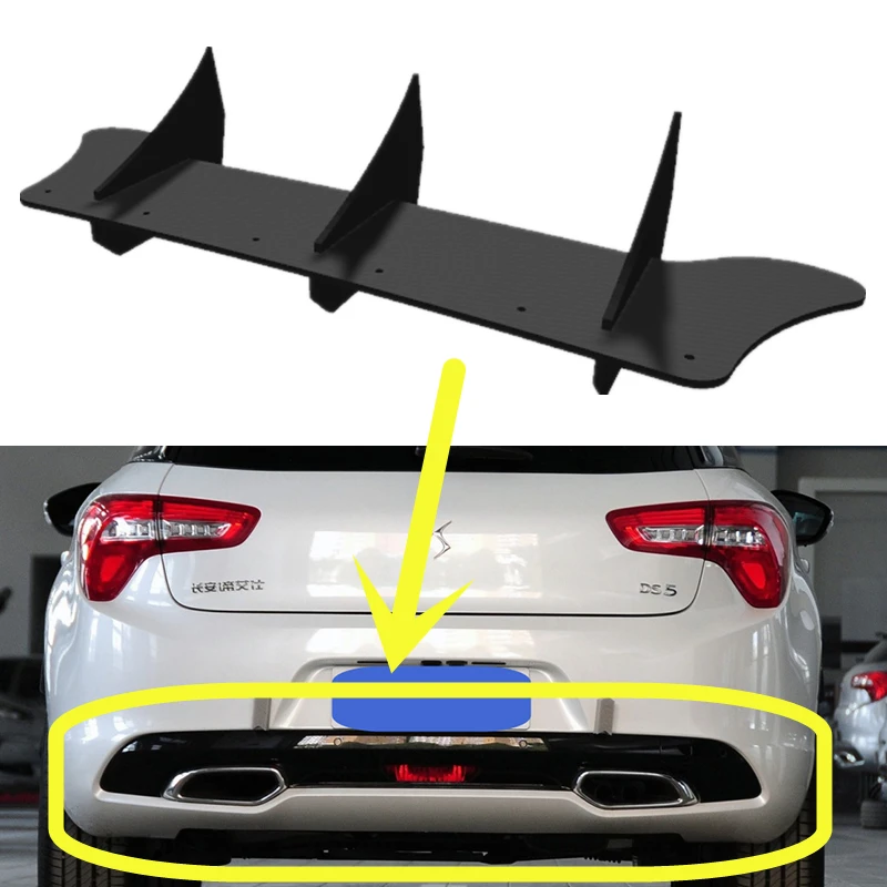For DS 5 DS5 2013-2018 Year Rear Diffuser Bumper Lips Spoiler Splitter Body Kit Accessories
For DS 5 DS5 2013-2018 Year Rear Diffuser Bumper Lips Spoiler Splitter Body Kit Accessories