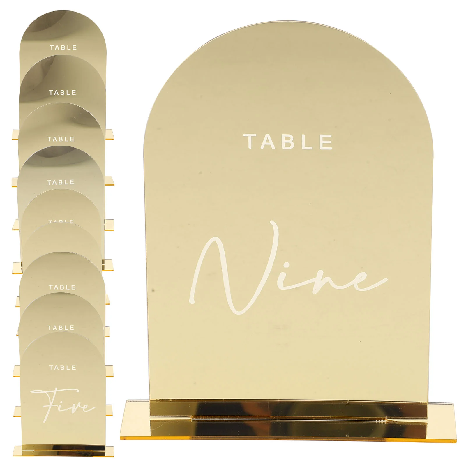 10pcs Tabletop Acrylic Sign Party Seating Number Holder Table Display Sign Number Acrylic Sign
10pcs Tabletop Acrylic Sign Party Seating Number Holder Table Display Sign Number Acrylic Sign