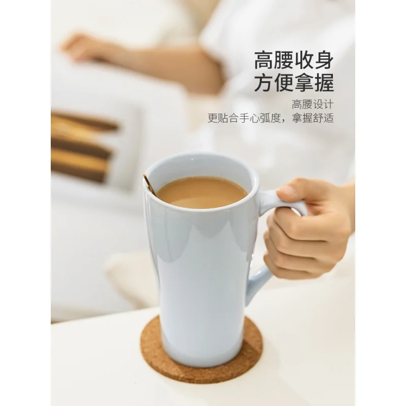 Mug Large Capacity Ceramic Cup Drinking Cup Couple Water Cup Good-looking Coffee Cup Household
Mug Large Capacity Ceramic Cup Drinking Cup Couple Water Cup Good-looking Coffee Cup Household