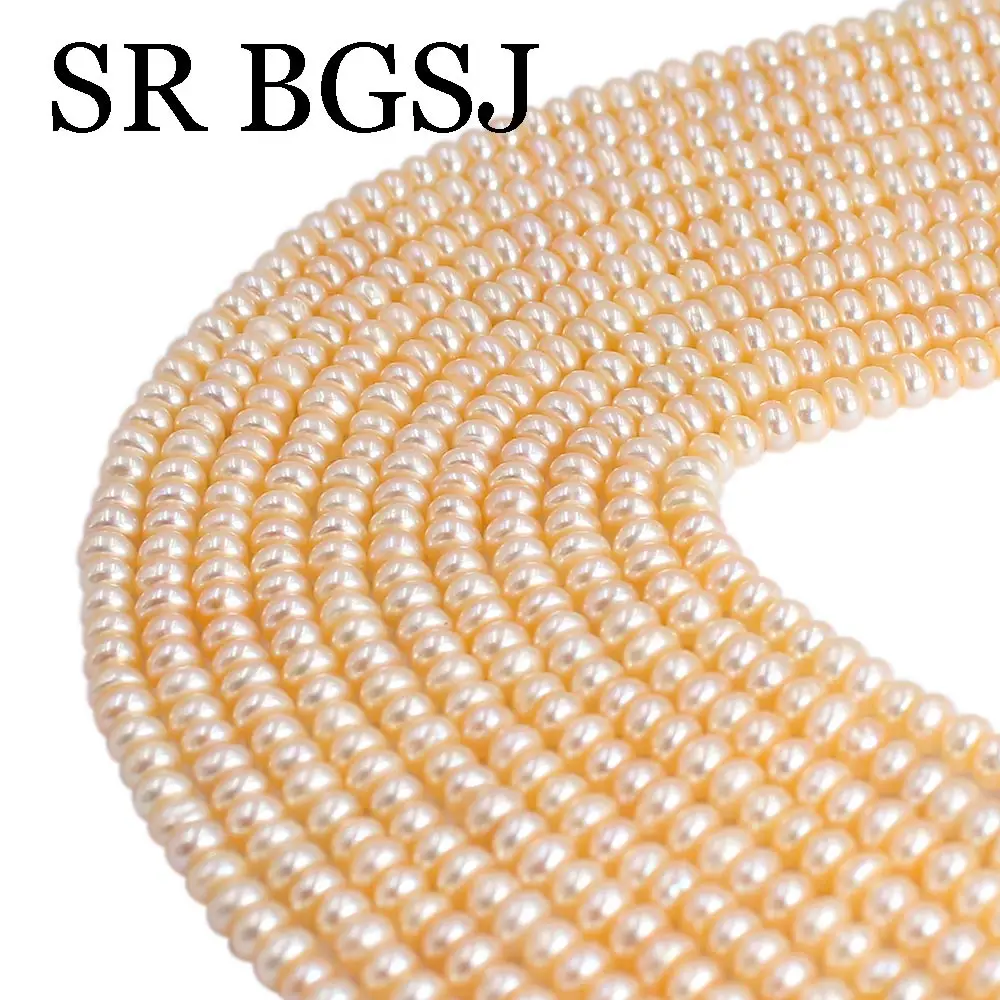 3A 3-4mm Rondelle Keshi Pink Orange Peach Natural Freshwater Pearl Diy Mini Loose Spacer Beads Strand 15"
3A 3-4mm Rondelle Keshi Pink Orange Peach Natural Freshwater Pearl Diy Mini Loose Spacer Beads Strand 15"