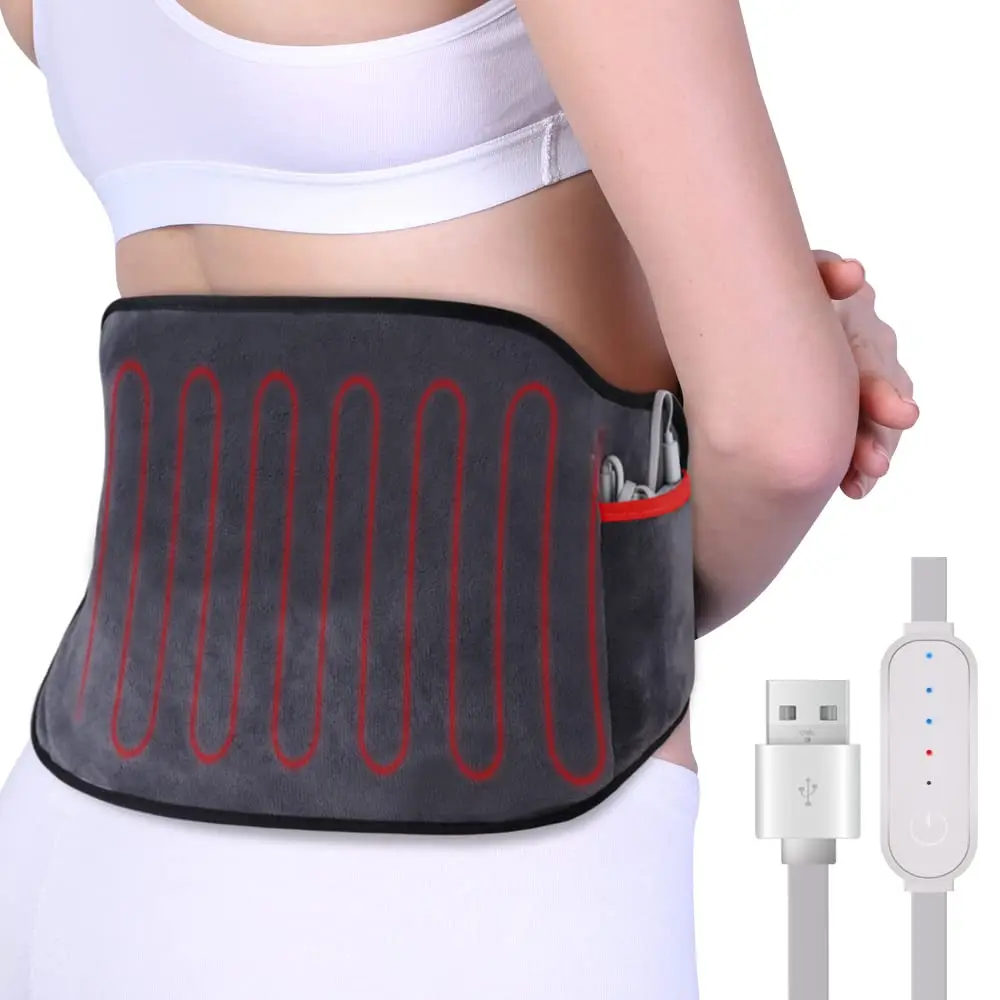 USB Powered Back Heating Pad for Pain Relief Washable Heated Back Wrap Pads +Adjustable Strap for Cramps Waist Lumbar Abdomen
USB Powered Back Heating Pad for Pain Relief Washable Heated Back Wrap Pads +Adjustable Strap for Cramps Waist Lumbar Abdomen
