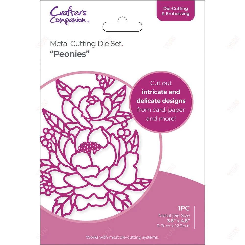 Peony Shape Metal Cutting Stencil for DIY Scrapbooking Album Decoration Embossed Paper Card Craft Supplies Diary Decoration
Peony Shape Metal Cutting Stencil for DIY Scrapbooking Album Decoration Embossed Paper Card Craft Supplies Diary Decoration