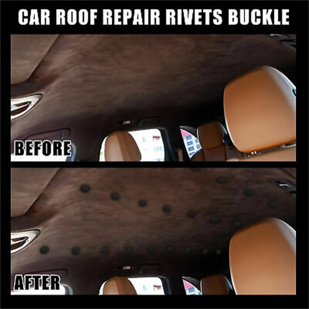60pcs Car Interior Ceiling Cloth Fixing Screw Roof Repair Studs Headliner Button Buckle Rivets Retainer Fasteners
60pcs Car Interior Ceiling Cloth Fixing Screw Roof Repair Studs Headliner Button Buckle Rivets Retainer Fasteners