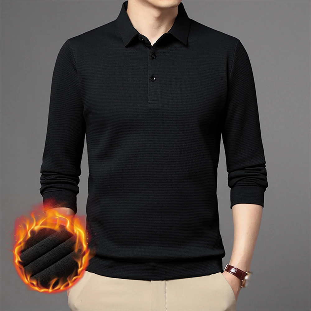 Mens Shirt Winter Warm Fleece Thickened Waffle Long Sleeve Autumn Casual Fashion Sweatshirt Slim Fit Sweater Pullover
Mens Shirt Winter Warm Fleece Thickened Waffle Long Sleeve Autumn Casual Fashion Sweatshirt Slim Fit Sweater Pullover