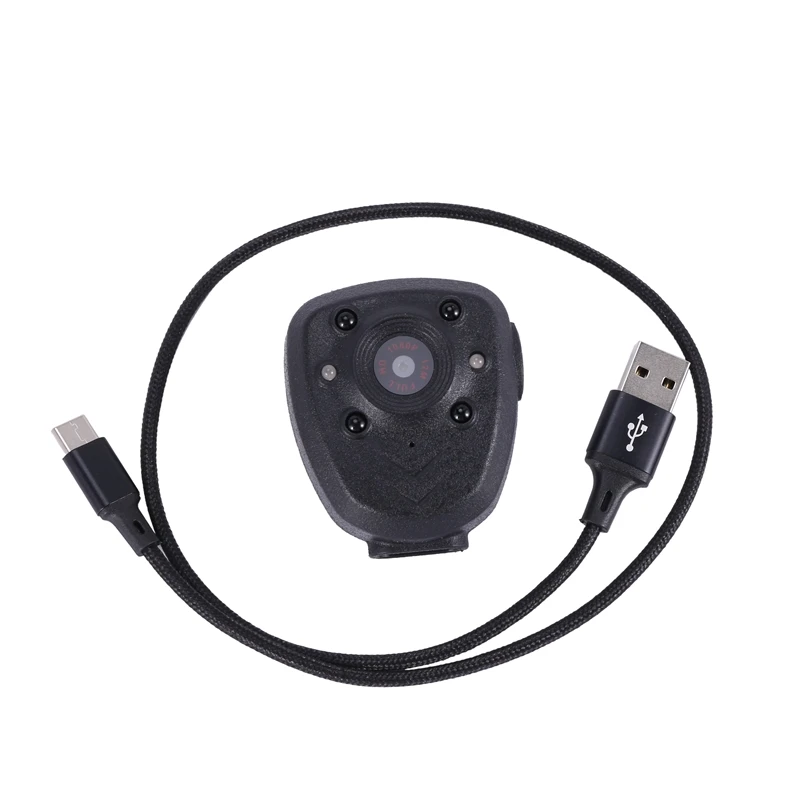 

HD 1080P Police Body Lapel Worn Video Camera DVR IR Night Visible LED Light Cam 4-Hour Record Digital Mini DV Recorder Voice 16G