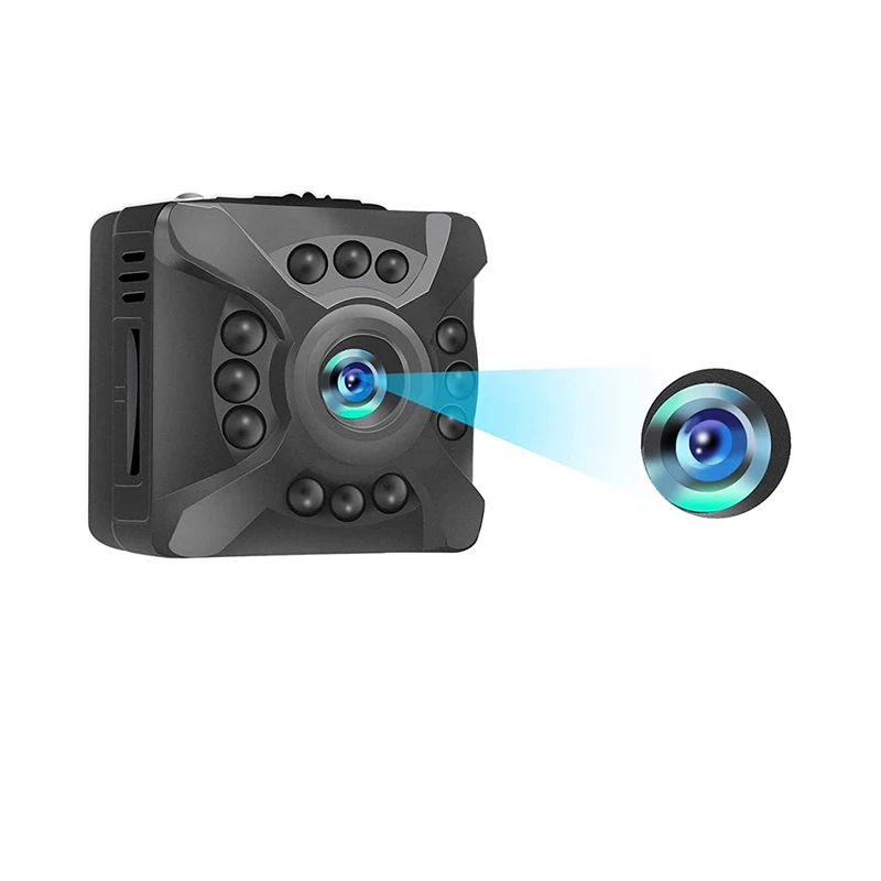 X5 Mini Camera 1080P 200W HD Night Vision Indoor Wifi Camera Security Remote View Camera Black Support TF Card Storage
X5 Mini Camera 1080P 200W HD Night Vision Indoor Wifi Camera Security Remote View Camera Black Support TF Card Storage