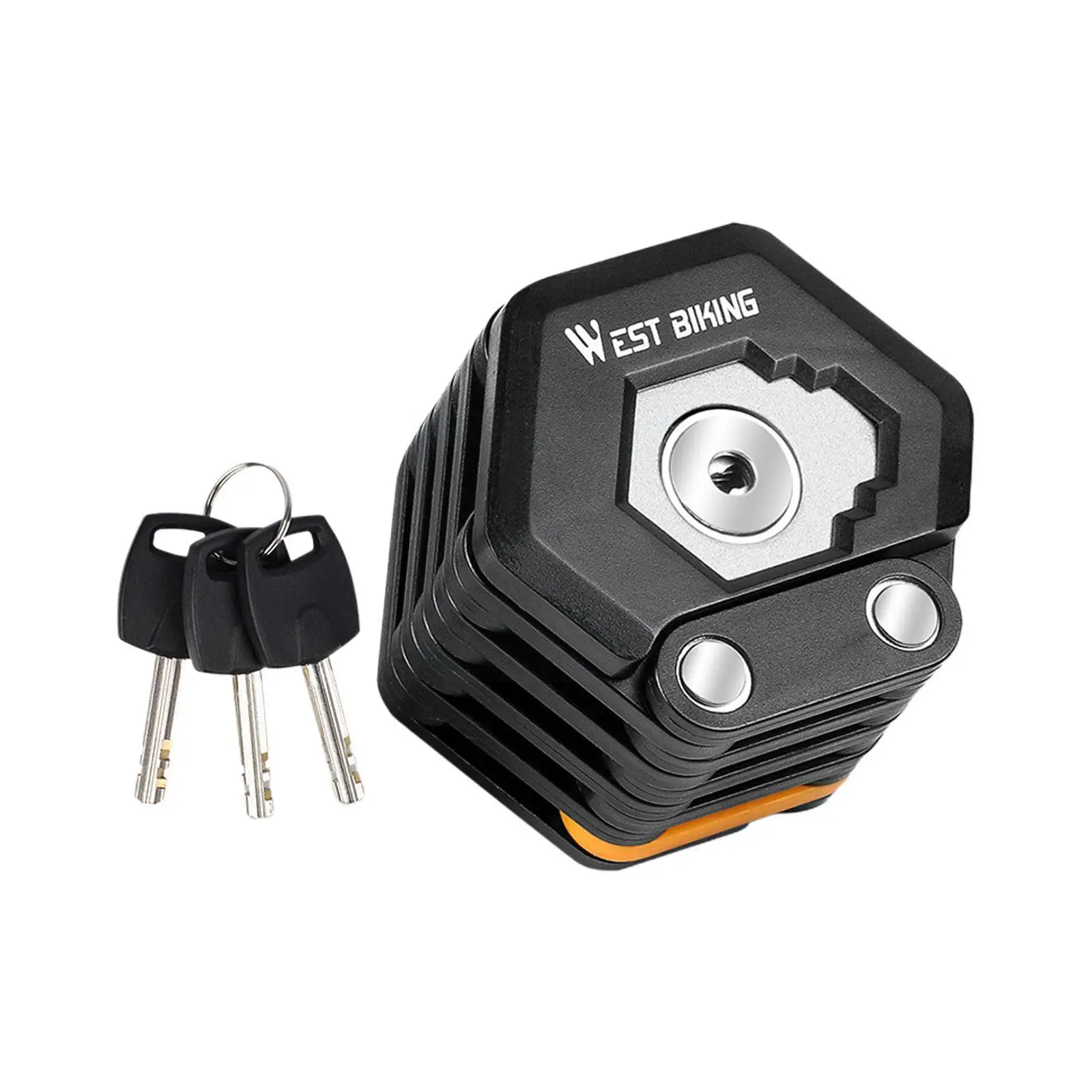 Bicycle Anti-theft Folding Lock Alloy Steel Chain Lock With Accessories Bike Mount Bracket M5b4
Bicycle Anti-theft Folding Lock Alloy Steel Chain Lock With Accessories Bike Mount Bracket M5b4