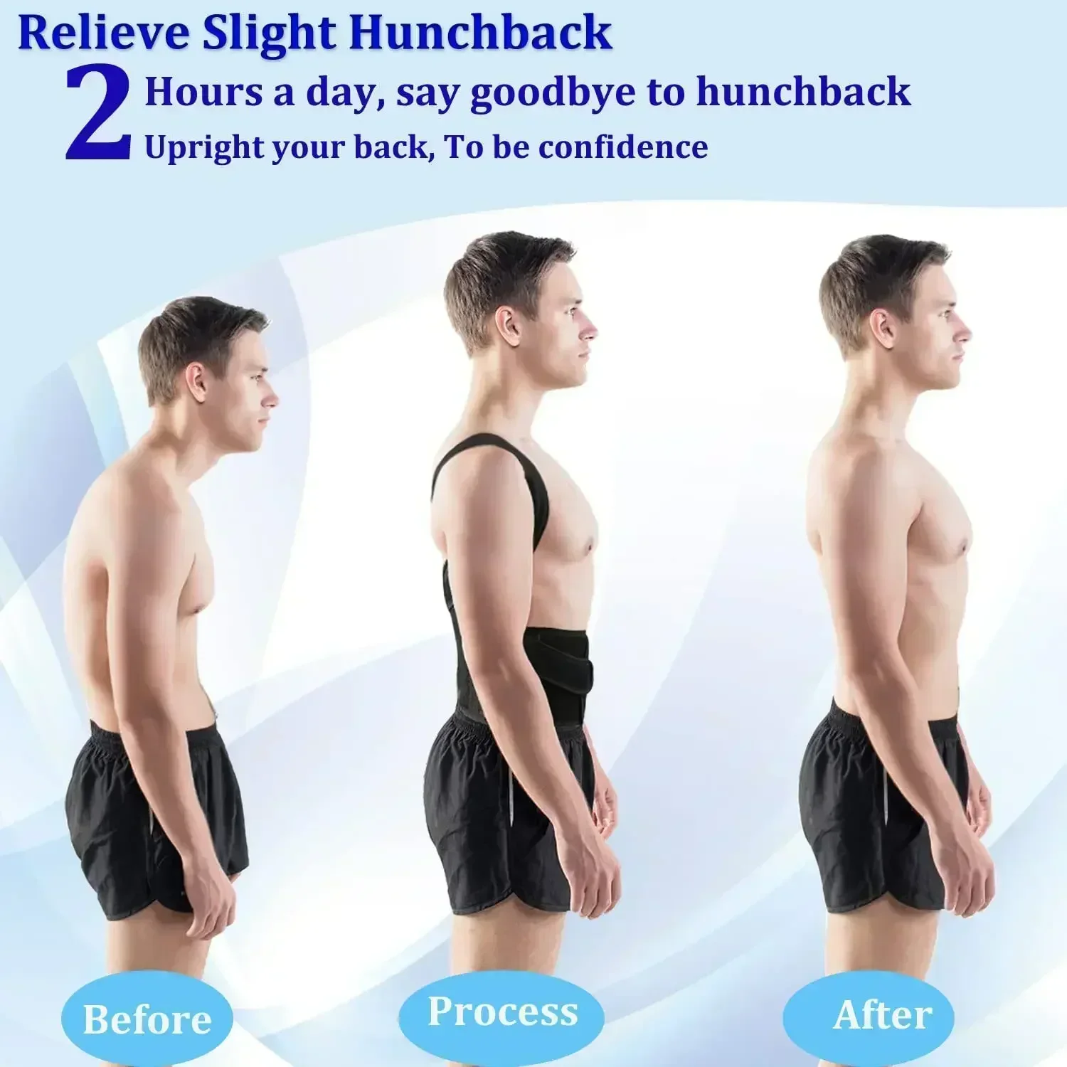 

Spine Reshape Trainer Shoulder Body Adjustable Corrector Brace Belt Back Back Support Posture Clavicle Lumbar Belt Your Support