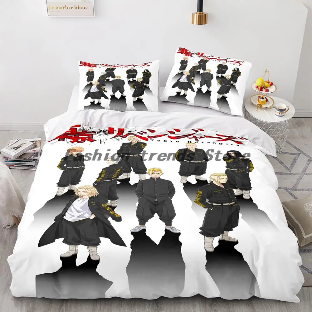 Tokyo Revengers Bedding Set Single Twin Full Queen King Size Tokyo Avengers Bed Set Aldult Kid Bedroom Duvetcover Sets 3D 036
Tokyo Revengers Bedding Set Single Twin Full Queen King Size Tokyo Avengers Bed Set Aldult Kid Bedroom Duvetcover Sets 3D 036