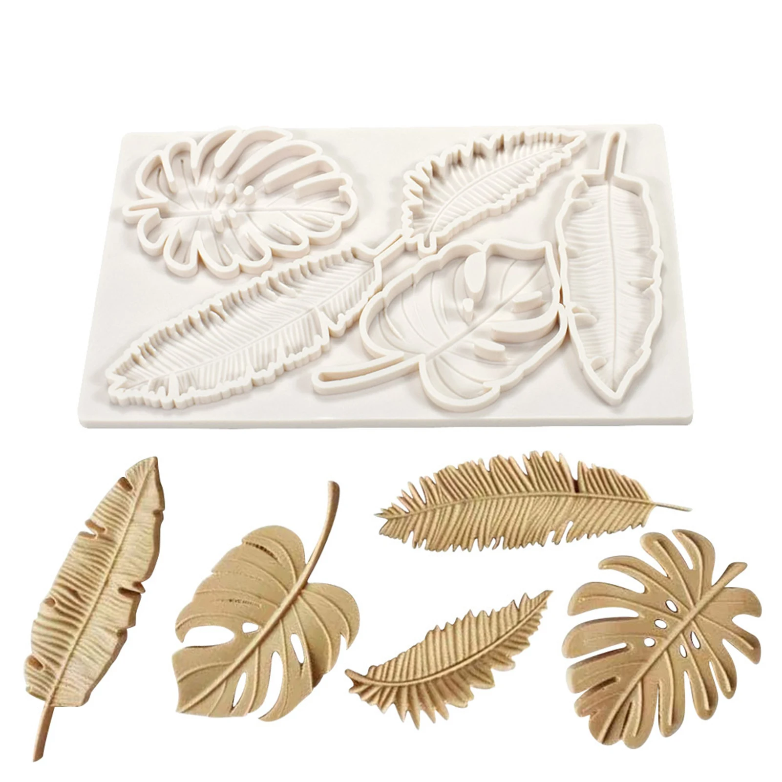 New Turtle Leaf Palm Leaf Fondant Silicone Mold Diy Leaf Chocolate Decorative Nuts Berries Cake Baking Tool Baking Accessories
New Turtle Leaf Palm Leaf Fondant Silicone Mold Diy Leaf Chocolate Decorative Nuts Berries Cake Baking Tool Baking Accessories