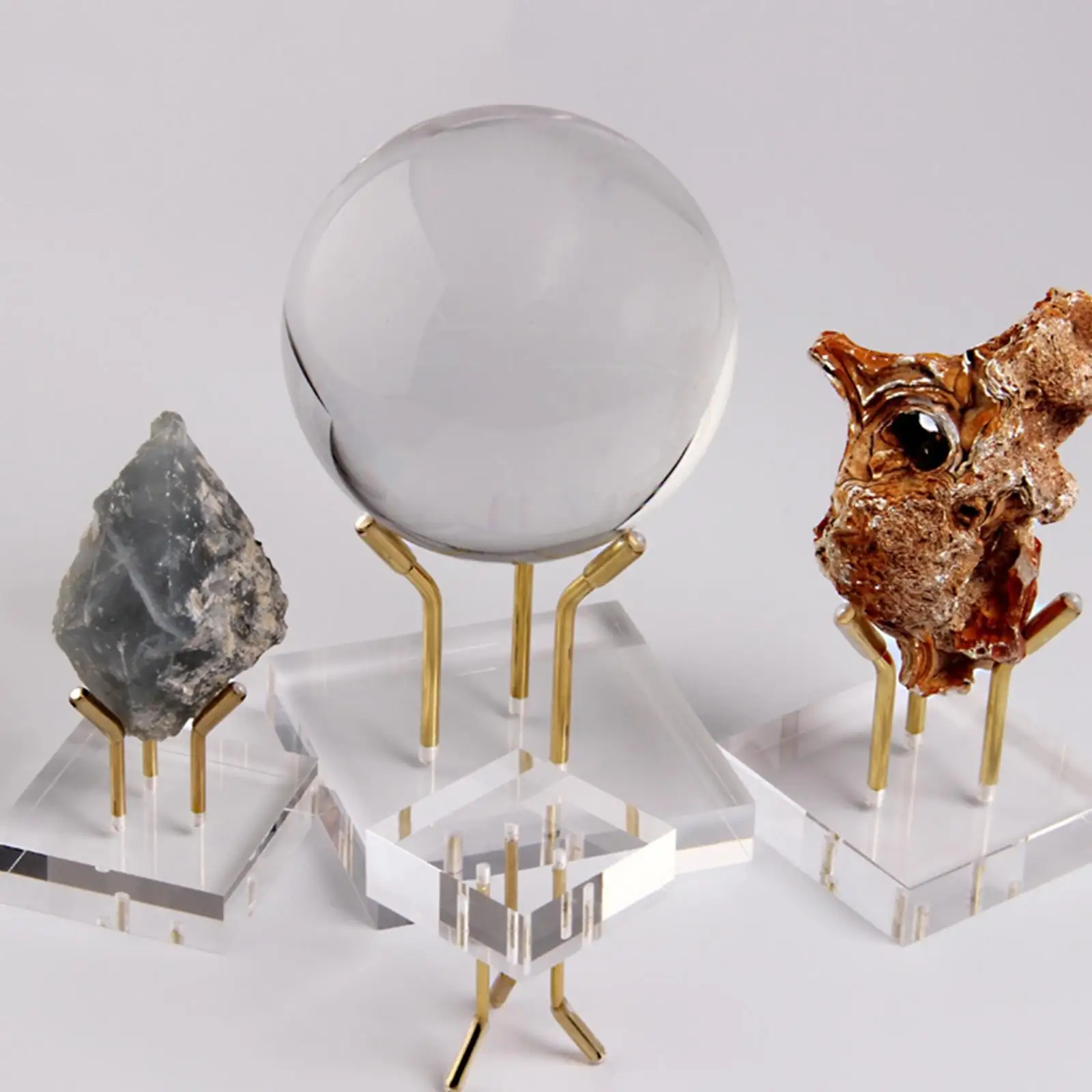 Brass Arm Display Stand 80x80mm Acrylic Base Home Decor Mineral Geode Fossil Display Stand for Minerals Seashells Coral Pieces
Brass Arm Display Stand 80x80mm Acrylic Base Home Decor Mineral Geode Fossil Display Stand for Minerals Seashells Coral Pieces