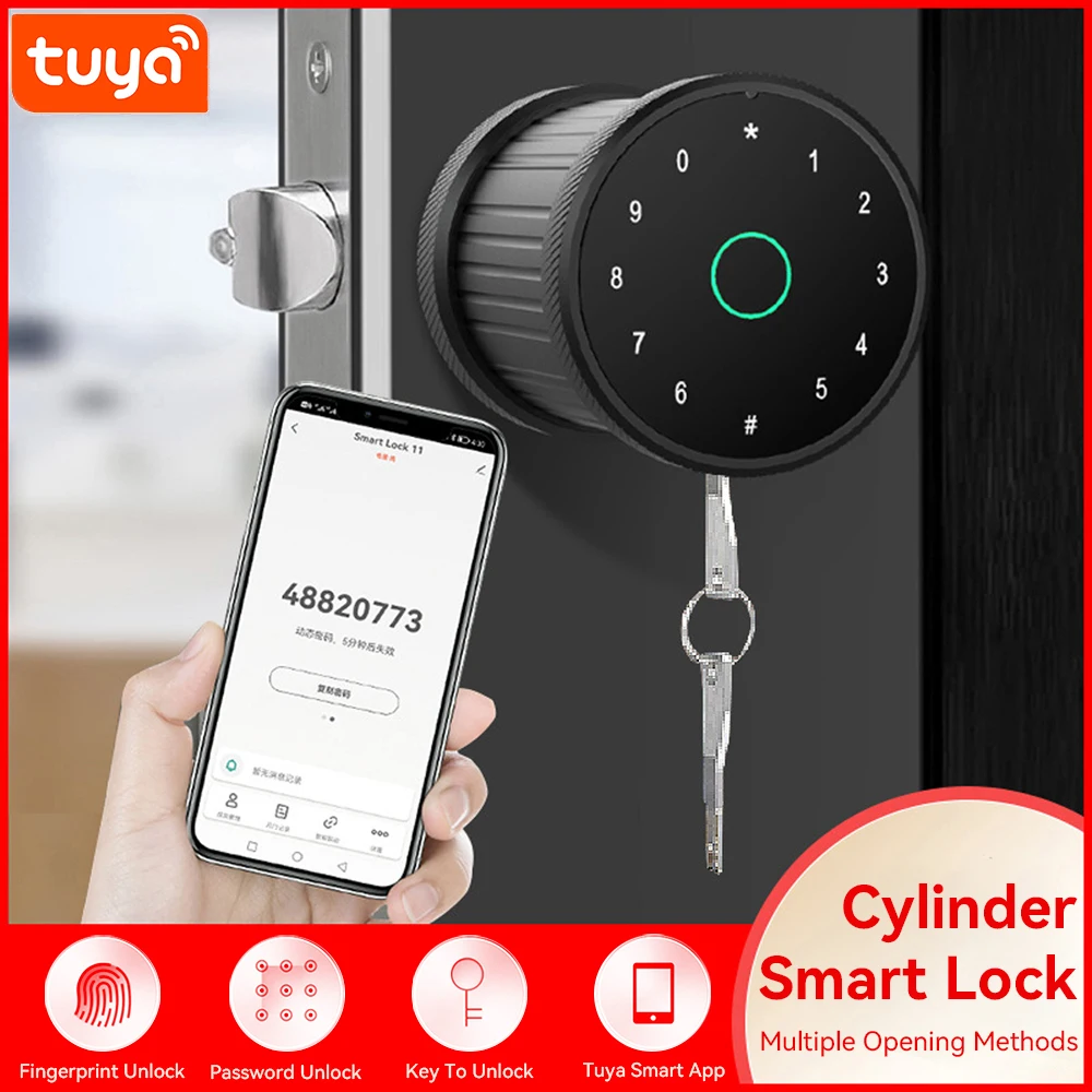 Tuya Smart Spherical Fingerprint Lock Bluetooth-compatible Home Office Lock One-click Password APP Electric Lock DIY Door Lock
Tuya Smart Spherical Fingerprint Lock Bluetooth-compatible Home Office Lock One-click Password APP Electric Lock DIY Door Lock