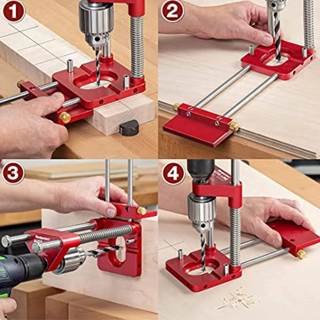 Woodworking Locator Portable Drilling Tool Adjustable Wood Hole Drill Locator Woodworking Tool Woodworking Locator
Woodworking Locator Portable Drilling Tool Adjustable Wood Hole Drill Locator Woodworking Tool Woodworking Locator