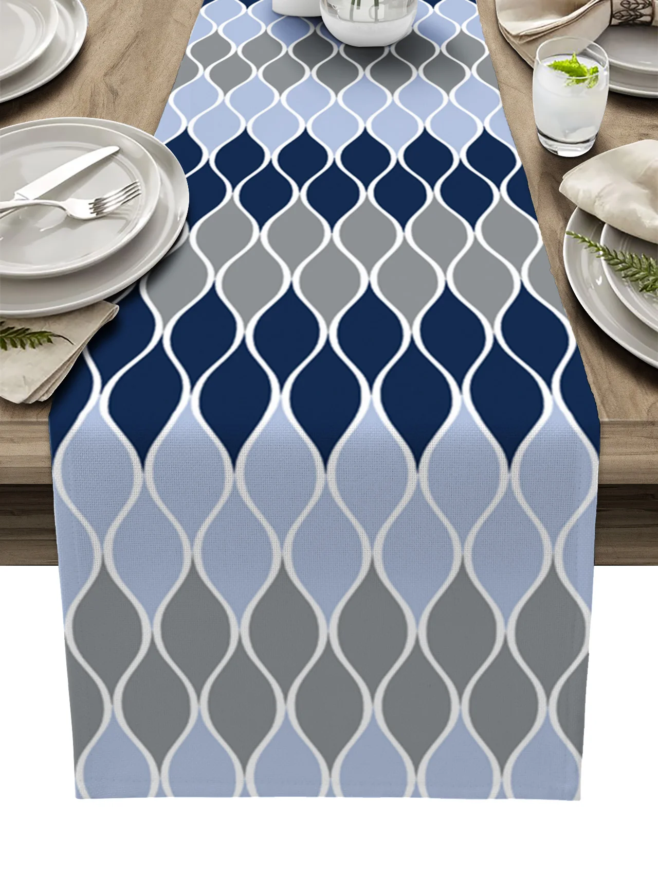 Geometric Navy Blue Print Table Runner Decoration Home Decor Dinner Table Decoration Table Decor
Geometric Navy Blue Print Table Runner Decoration Home Decor Dinner Table Decoration Table Decor