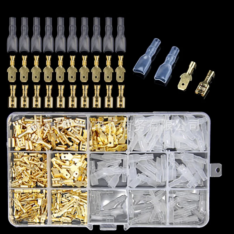 315pcs 2.8/4.8/6.3mm Wiring Plug Terminal Electrical Wire Connector Female Transparent Sheath for Female End
315pcs 2.8/4.8/6.3mm Wiring Plug Terminal Electrical Wire Connector Female Transparent Sheath for Female End