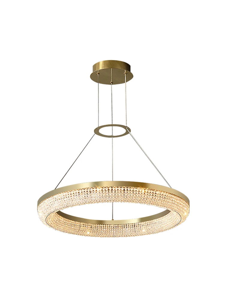 Round Crystal Modern Suspension Gold Chandelier Height Adjustable Dimmable LED Room Decor Light Fixture Home Decor Appliance
Round Crystal Modern Suspension Gold Chandelier Height Adjustable Dimmable LED Room Decor Light Fixture Home Decor Appliance