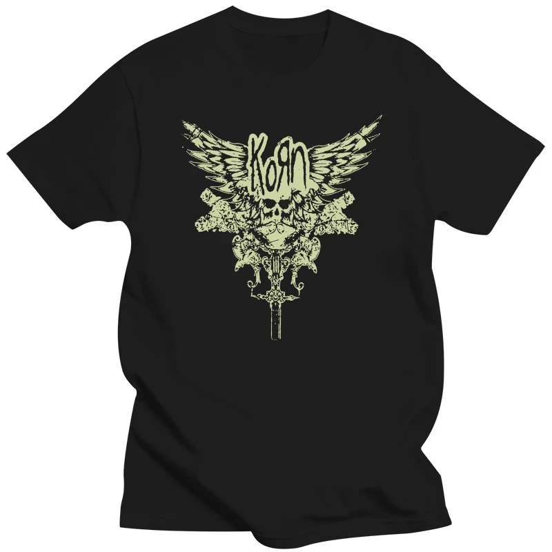 Man Clothing Korn Skull Wings Girls Juniors Black T Shirt New Band Merch Customize Tee Shirt
Man Clothing Korn Skull Wings Girls Juniors Black T Shirt New Band Merch Customize Tee Shirt
