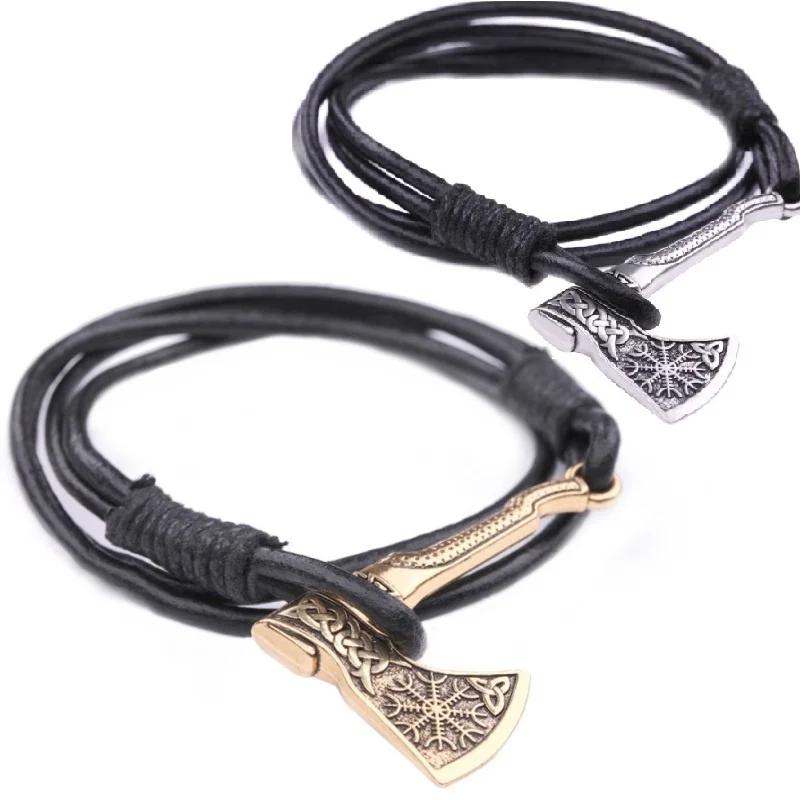Vintage Jewelry Axe Charm Wrap Anchor Bracelet Leather Accessories Black/Brown Woven Bangle Men Jewelry Gift Couple Bracelet
Vintage Jewelry Axe Charm Wrap Anchor Bracelet Leather Accessories Black/Brown Woven Bangle Men Jewelry Gift Couple Bracelet