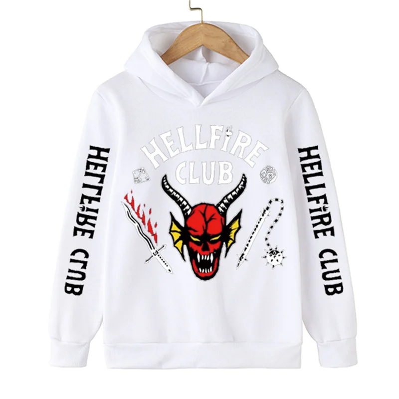 Fashion Children Stranger Things 4 Cotton Hoodies Girls Boys Cartoon Graphic Kids Hellfire Club Long Sleeves Sweatshirts 4-14 Y
Fashion Children Stranger Things 4 Cotton Hoodies Girls Boys Cartoon Graphic Kids Hellfire Club Long Sleeves Sweatshirts 4-14 Y