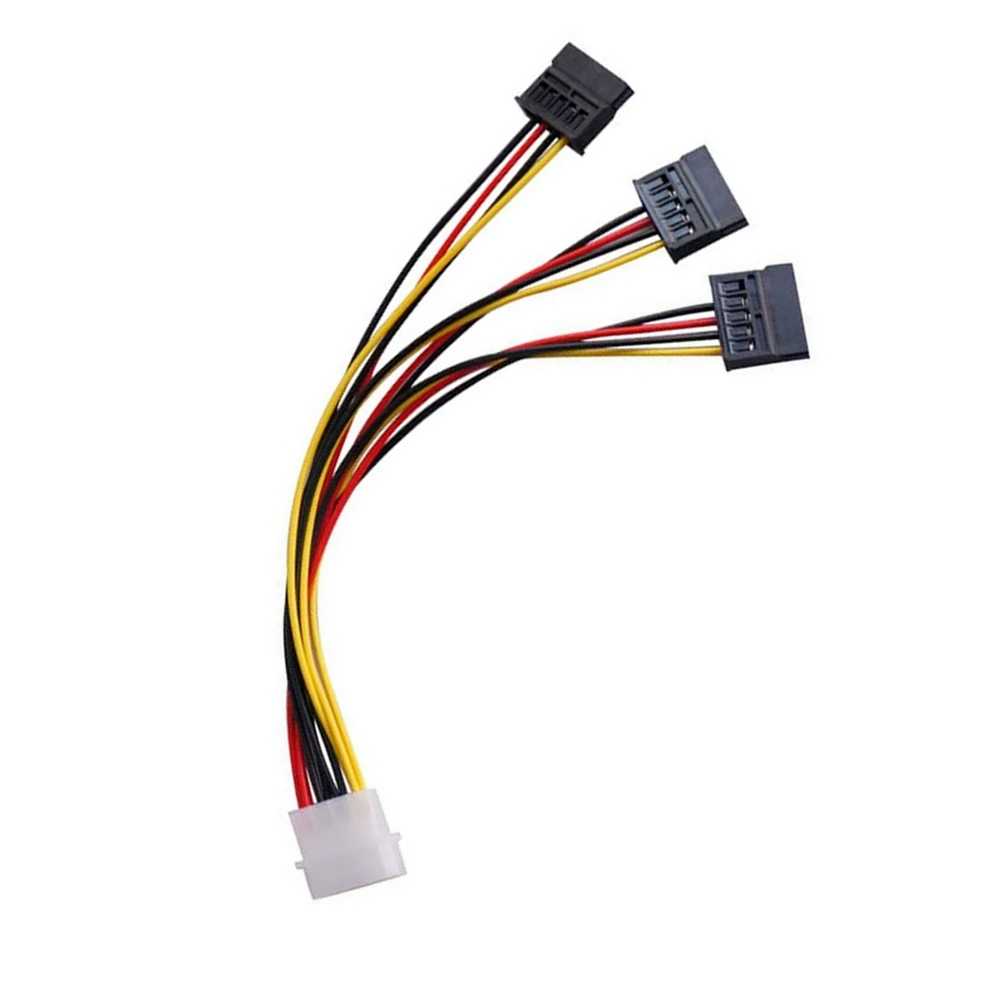 SATA Adapter Cable IDE 4Pin Male to 3 Port SATA Female Splitter Hard Drive Power Supply Cable SATA Cable
SATA Adapter Cable IDE 4Pin Male to 3 Port SATA Female Splitter Hard Drive Power Supply Cable SATA Cable