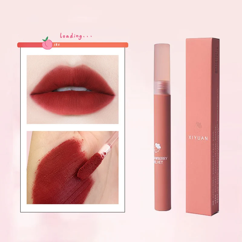 Nude Strawberry Foggy Matte Lip Glaze Matte Velvet Lip Mud Nature Lasting Easy To Wear Nonstick Cup Liquid Lipstick Cosmetics
Nude Strawberry Foggy Matte Lip Glaze Matte Velvet Lip Mud Nature Lasting Easy To Wear Nonstick Cup Liquid Lipstick Cosmetics