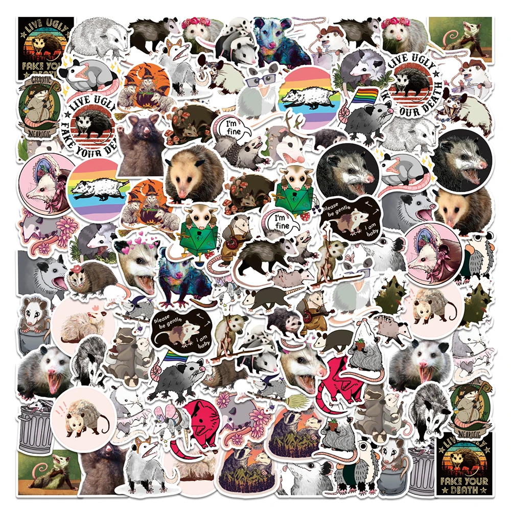 50PCS Opossidae Animal Stickers Pack Toys for Girls Luggage Notebook Skateboard Stationery Laptop Waterproof Vinyl Stickers Toys
50PCS Opossidae Animal Stickers Pack Toys for Girls Luggage Notebook Skateboard Stationery Laptop Waterproof Vinyl Stickers Toys