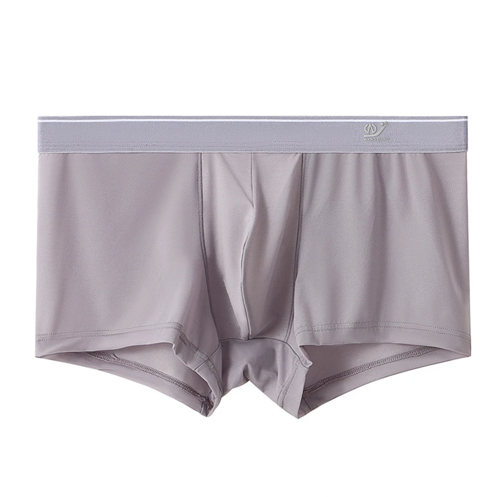 Men Trunks Ice Silk Breathable Underwear Thin Bulge Pouch Boxer Briefs Shorts Mens Stretch Bikini Seamless Sleepwear Underpants
Men Trunks Ice Silk Breathable Underwear Thin Bulge Pouch Boxer Briefs Shorts Mens Stretch Bikini Seamless Sleepwear Underpants