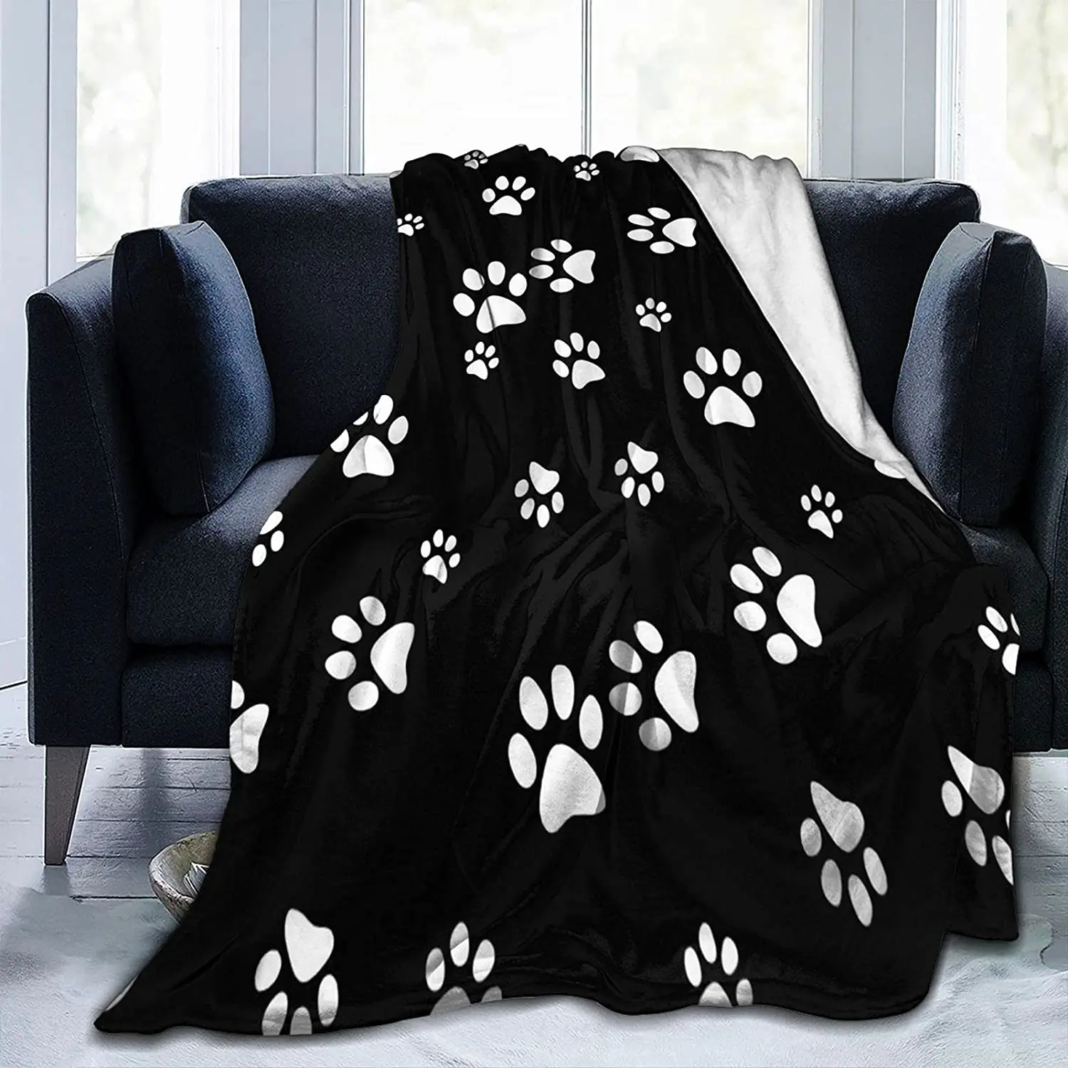 Dog Paw Print Throw Blanket Digital Printed Ultra-Soft Micro Fleece Blanket,Warm, Lightweight, Versatile for All Seasons,Perfect
Dog Paw Print Throw Blanket Digital Printed Ultra-Soft Micro Fleece Blanket,Warm, Lightweight, Versatile for All Seasons,Perfect