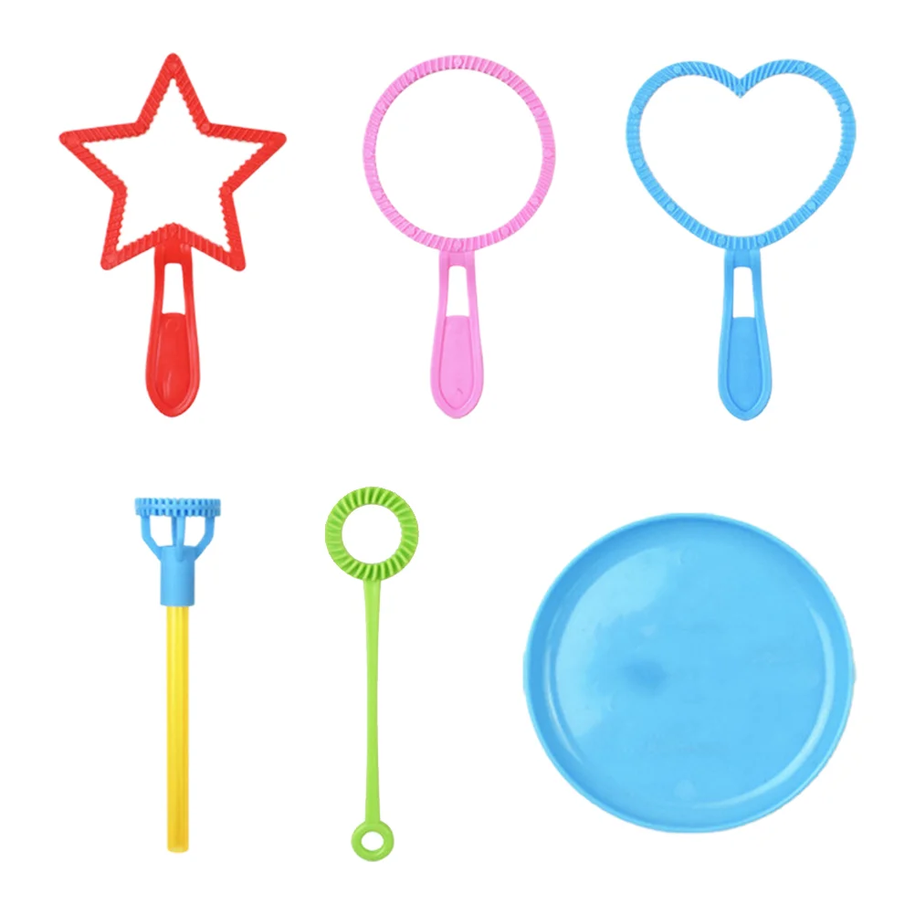 6Pcs Colorful Big Bubble Set Bubble Wands Outdoor Activity Bubble Party Gift 
6Pcs Colorful Big Bubble Set Bubble Wands Outdoor Activity Bubble Party Gift