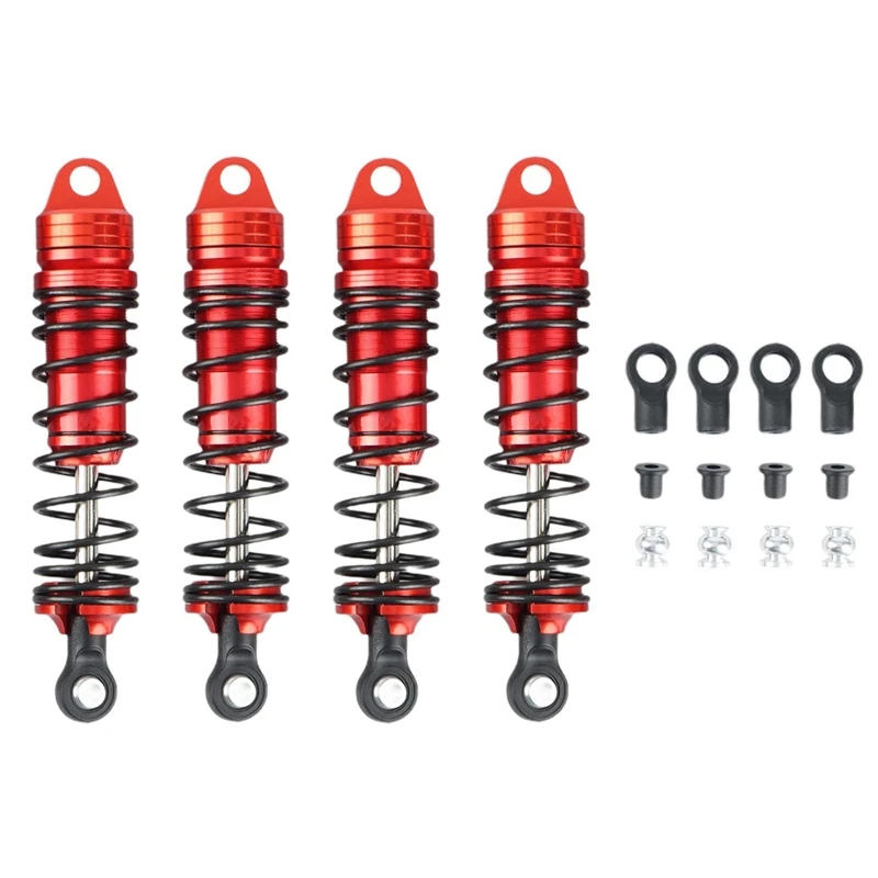 4Pcs Metal Front & Rear Shock Absorbers for 1/10 Traxxas Revo E-Revo 2.0 VXL Summit RC Car Upgrade Parts
4Pcs Metal Front & Rear Shock Absorbers for 1/10 Traxxas Revo E-Revo 2.0 VXL Summit RC Car Upgrade Parts