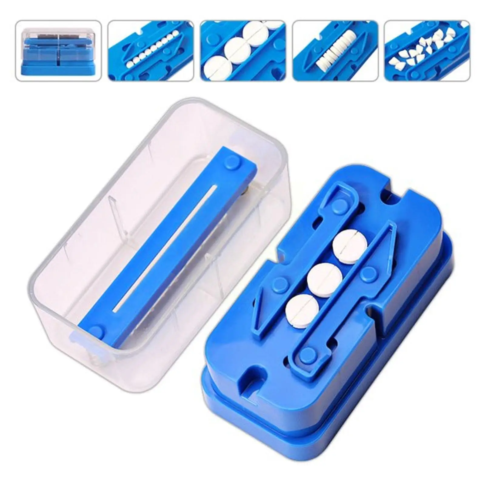 Medicine Cutter Box Portable Drug Box Useful Grinder Medicine Splitter Tablet Splitter Divider Cutter H G9m7
Medicine Cutter Box Portable Drug Box Useful Grinder Medicine Splitter Tablet Splitter Divider Cutter H G9m7
